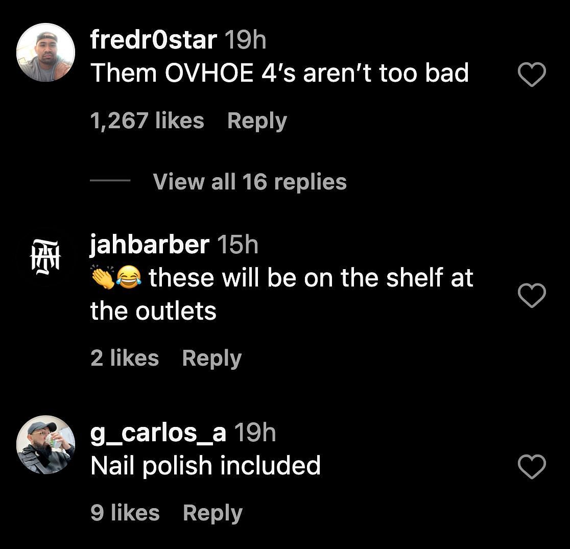 Instagram reactions No. 1